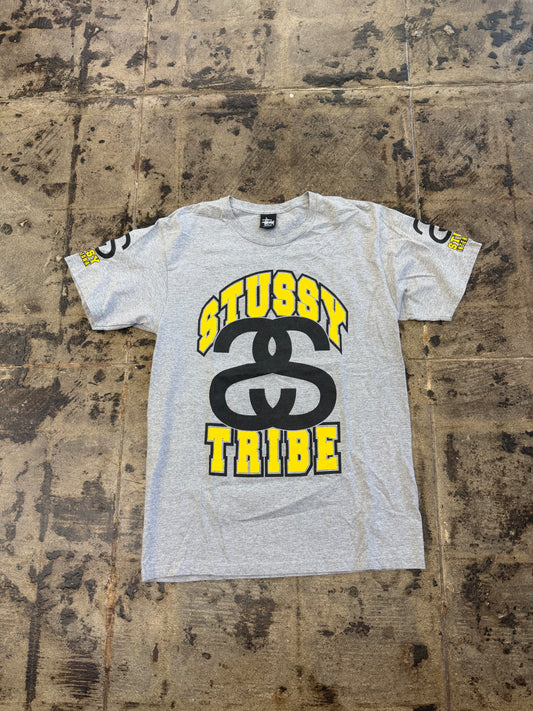 STUSSY TRIBE GREY TEE