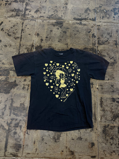 BETTY VNTG BLK/GOLD TEE