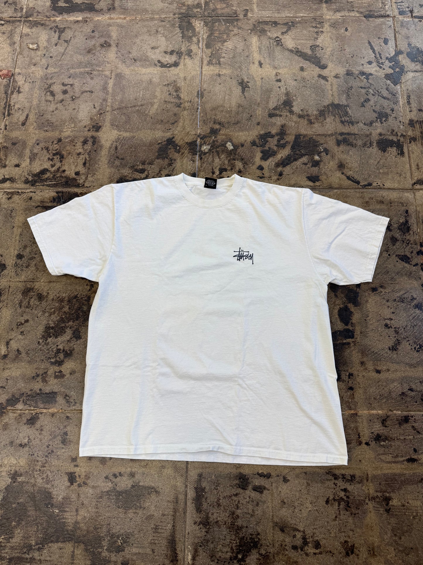STUSSY BUILT IN THE USA TEE (USED)