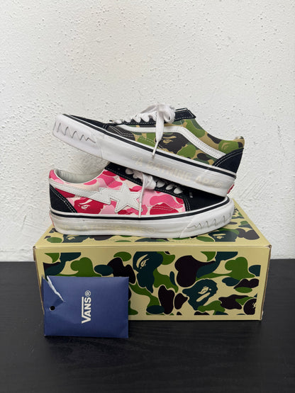 VANSxBAPE OLD SKOOL MULTI CAMO (USED)