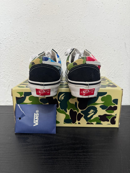 VANSxBAPE OLD SKOOL MULTI CAMO (USED)