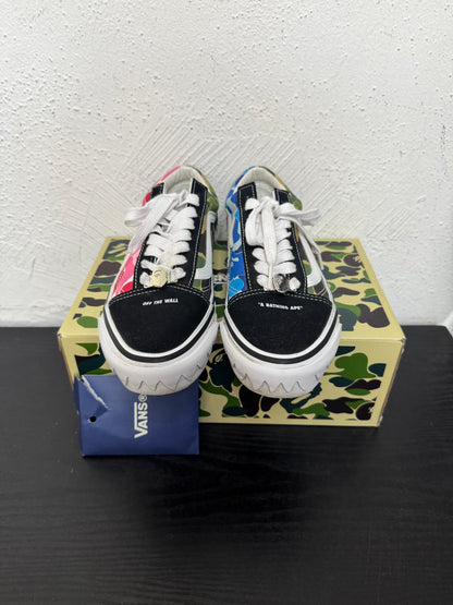 VANSxBAPE OLD SKOOL MULTI CAMO (USED)