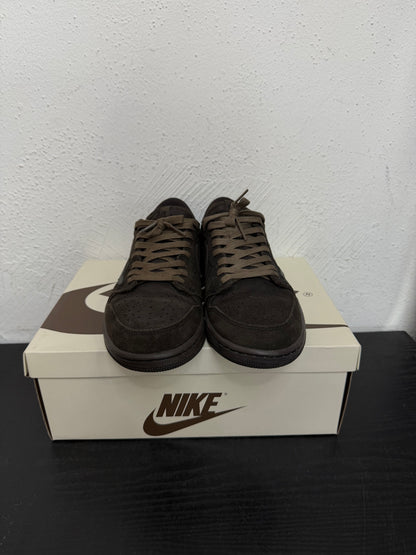 JORDAN 1 LOW TRAVIS VELVET BROWN (USED)