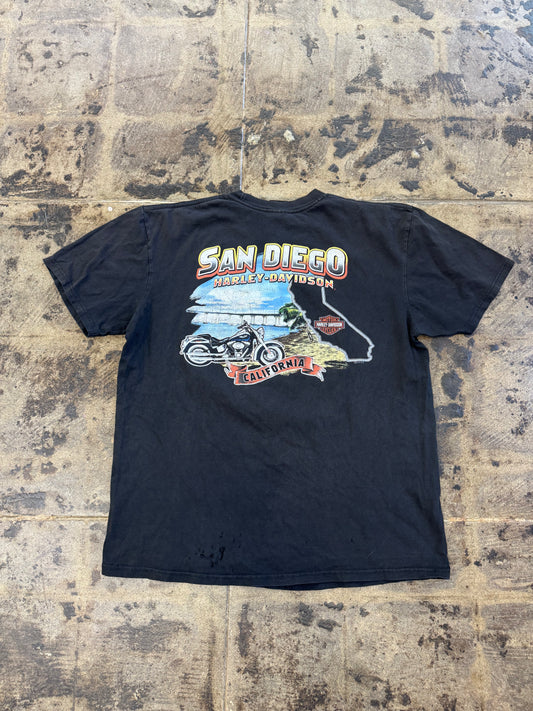 HARLEY DAVIDSON VNTG HOG SAN DIEGO TEE