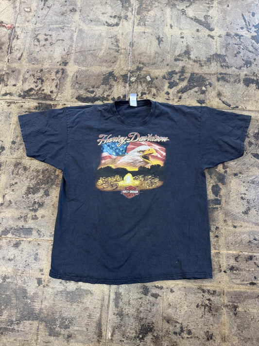 HARLEY DAVIDSON VNTG EAGLE ATLANTC CITY TEE