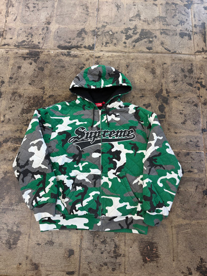 SUPREME QUILTED ZIP UP