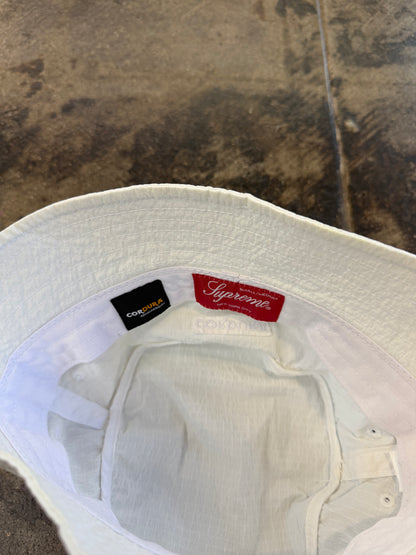 SUPREME WHITE BUCKET HAT