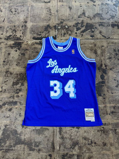 MITCHELL & NESS LA LAKERS O'NAL #34 SWINGMAN JERSEY