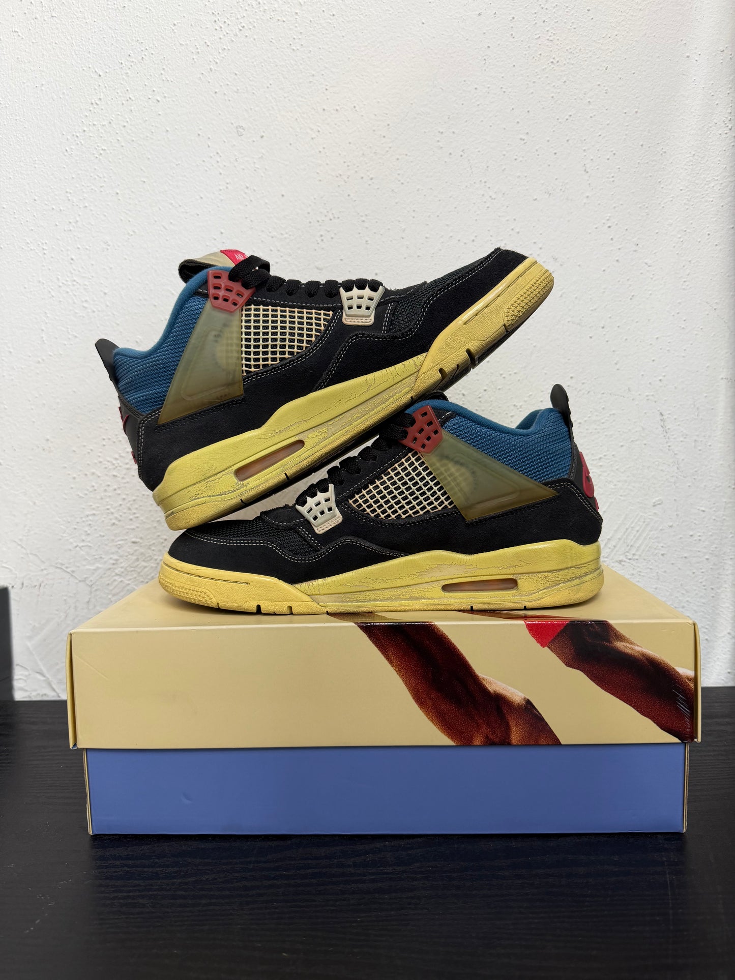 JORDAN 4 UNION OFF NOIR (USED)