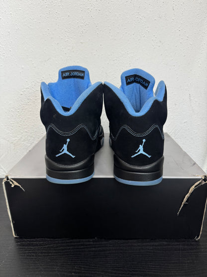 JORDAN 5 BLACK UNIVERSITY BLUE (USED)