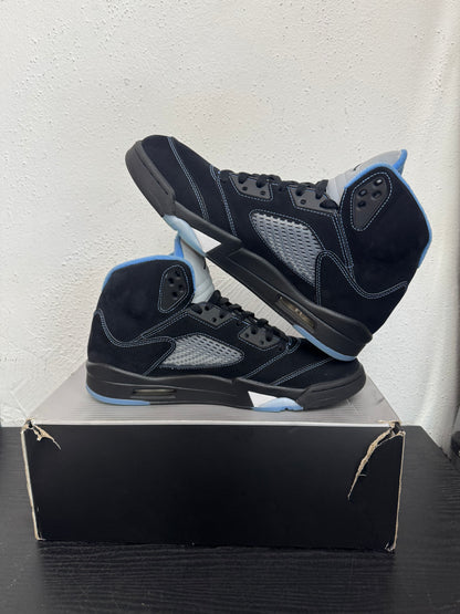 JORDAN 5 BLACK UNIVERSITY BLUE (USED)