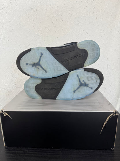 JORDAN 5 BLACK UNIVERSITY BLUE (USED)