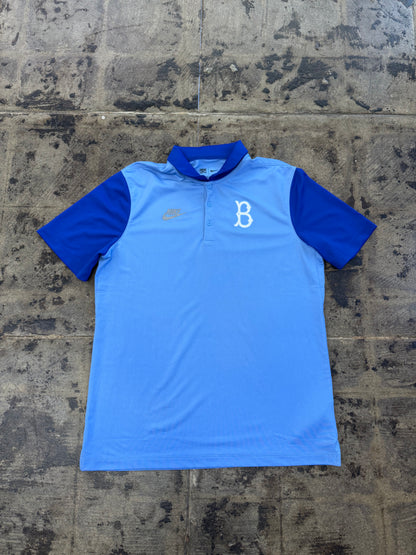 NIKE BROOKLYN DODGERS BABY BLUE POLO