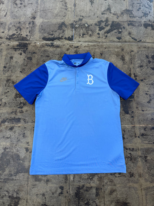 NIKE BROOKLYN DODGERS BABY BLUE POLO