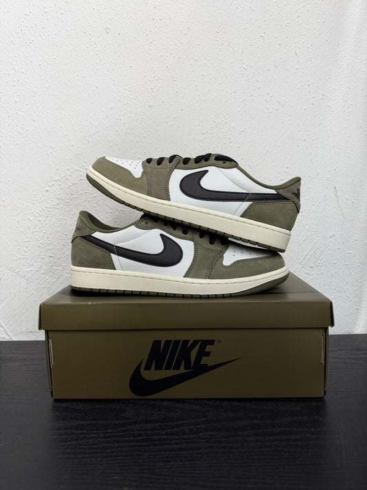 JORDAN 1 LOW MEDIUM OLIVE