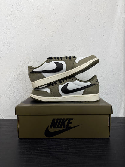 JORDAN 1 LOW MEDIUM OLIVE