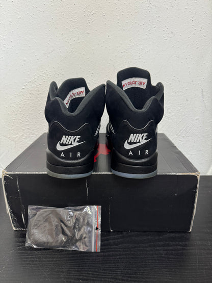 JORDAN 5 REIMAGINED METALLIC BLACK (USED)