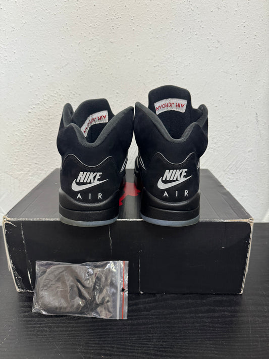 JORDAN 5 REIMAGINED METALLIC BLACK (USED)