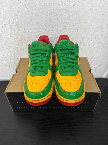 NIKE AIR FORCE 1 LIL YACHTY CONCRETE BOYS LUCKY GREEN (USED)