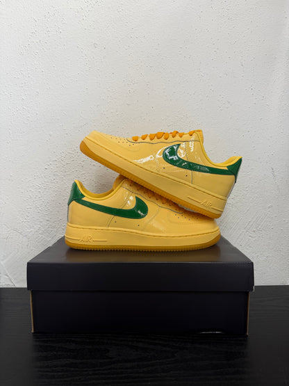 NIKE AIR FORCE 1 PATENT LEATHER COLD PINE GREEN
