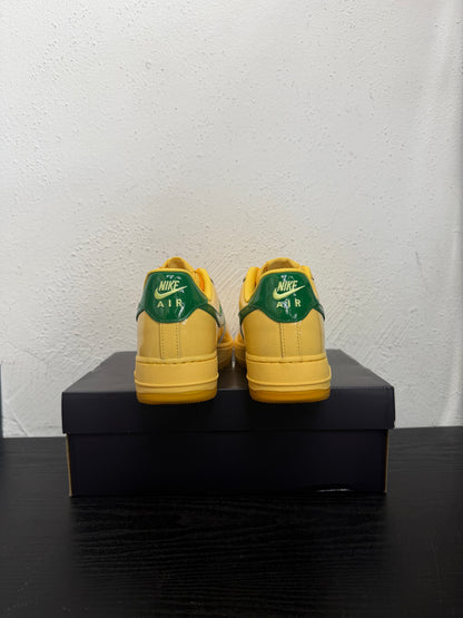 NIKE AIR FORCE 1 PATENT LEATHER COLD PINE GREEN