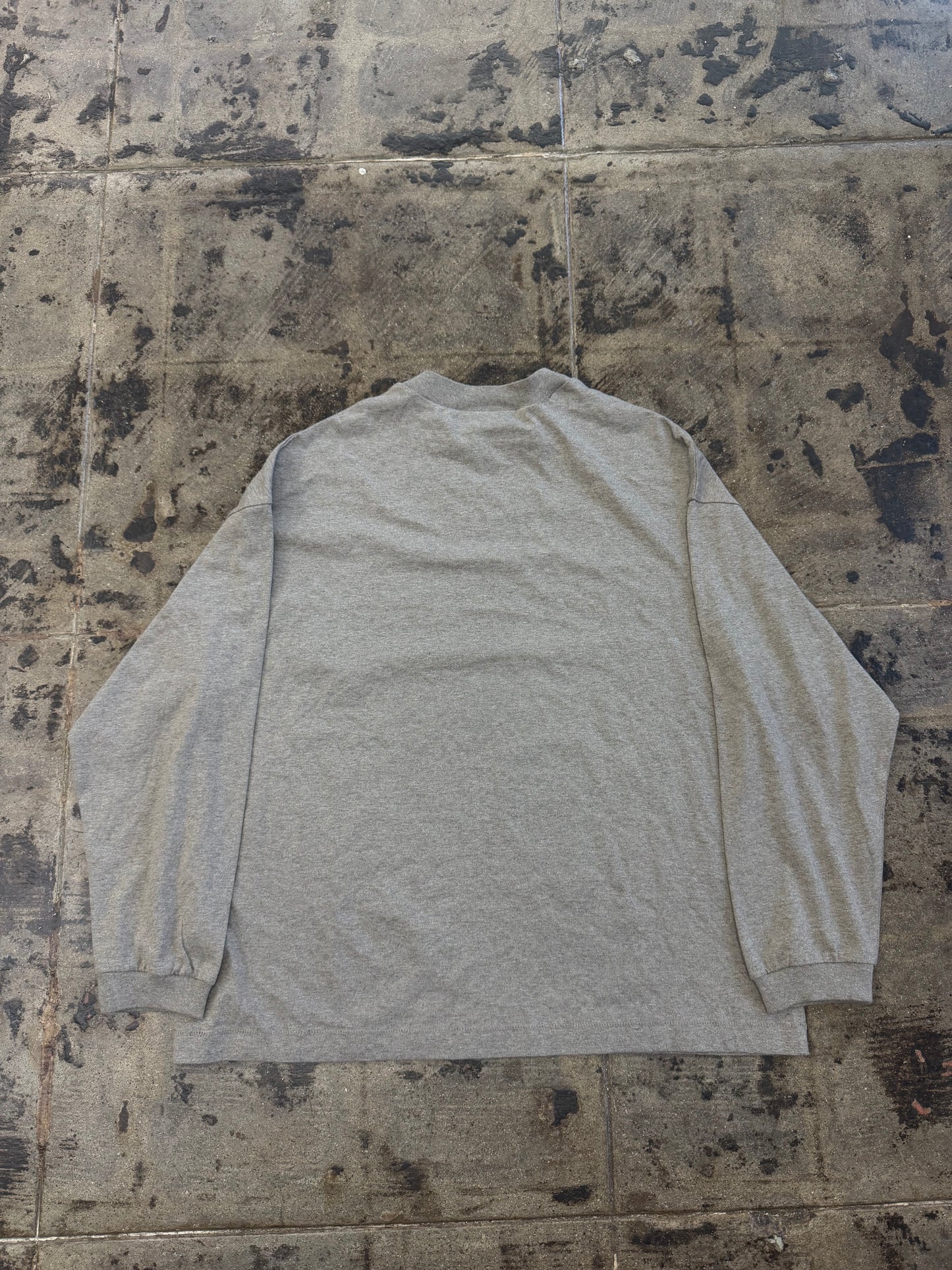 ESSENTIAL HEATHER GREY LONG SLEEVE
