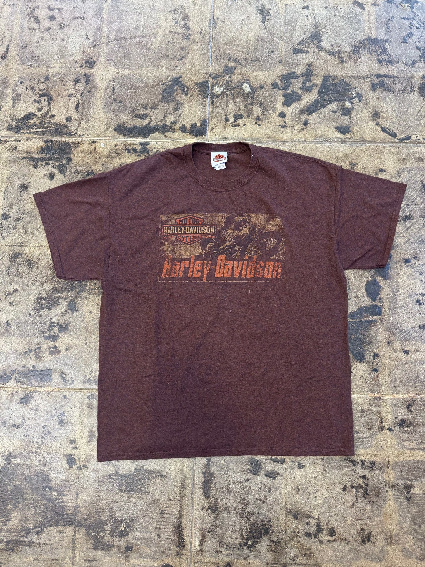 HARLEY DAVIDSON BROWN FLORDIA TEE