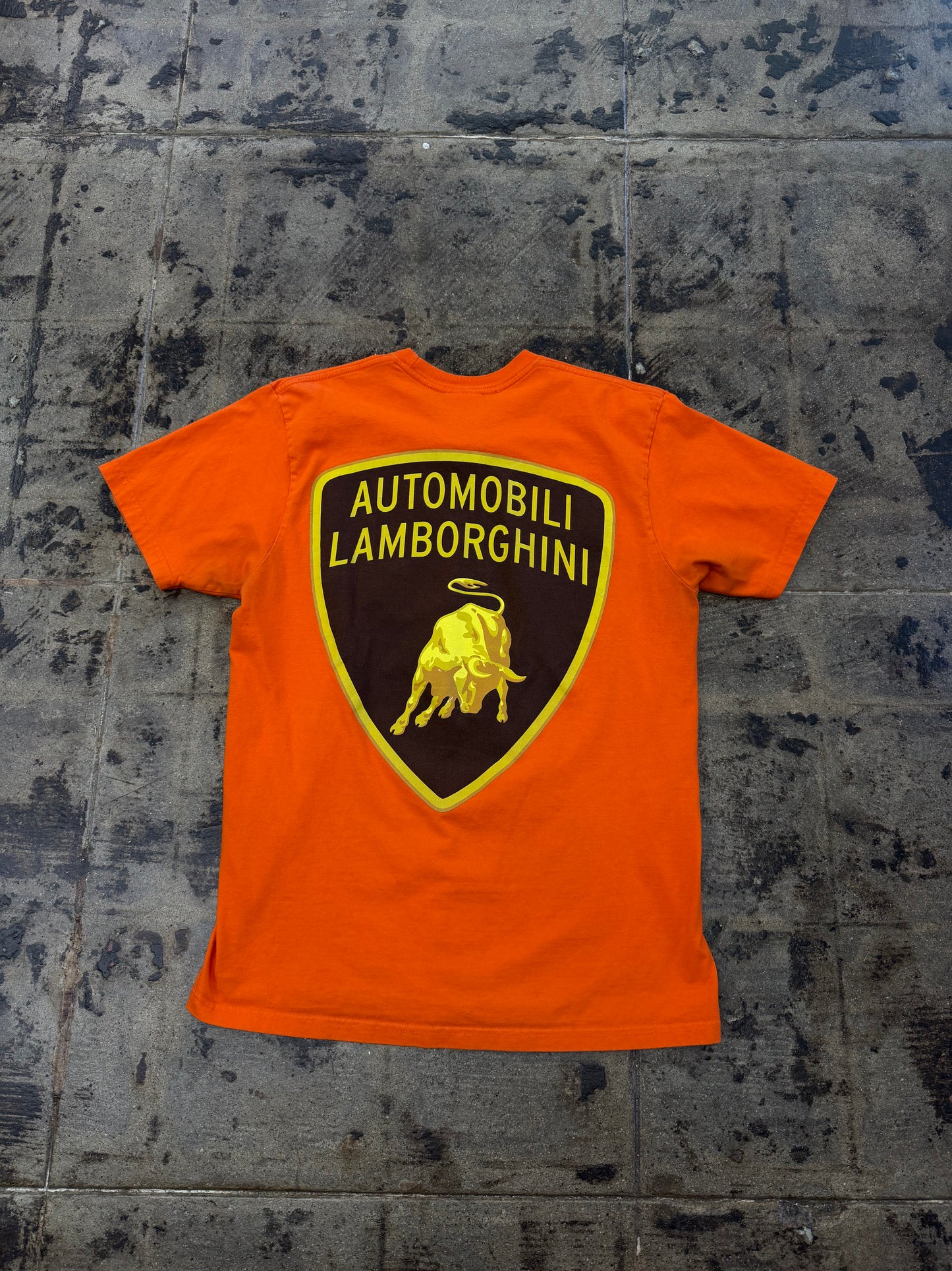 SUPREME LAMBORGHINI ORANGE TEE