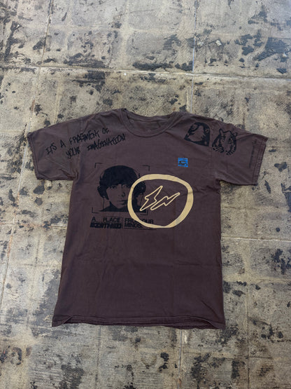 TRAVIS SCOTT FRAGMENT HIROSHI BROWN TEE