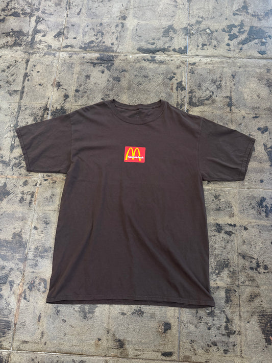 TRAVIS SCOTT MCDONALDS BROWN TEE