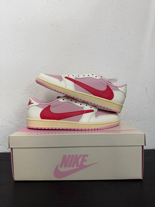 JORDAN 1 LOW TRAVIS SCOTT TROPICAL PINK