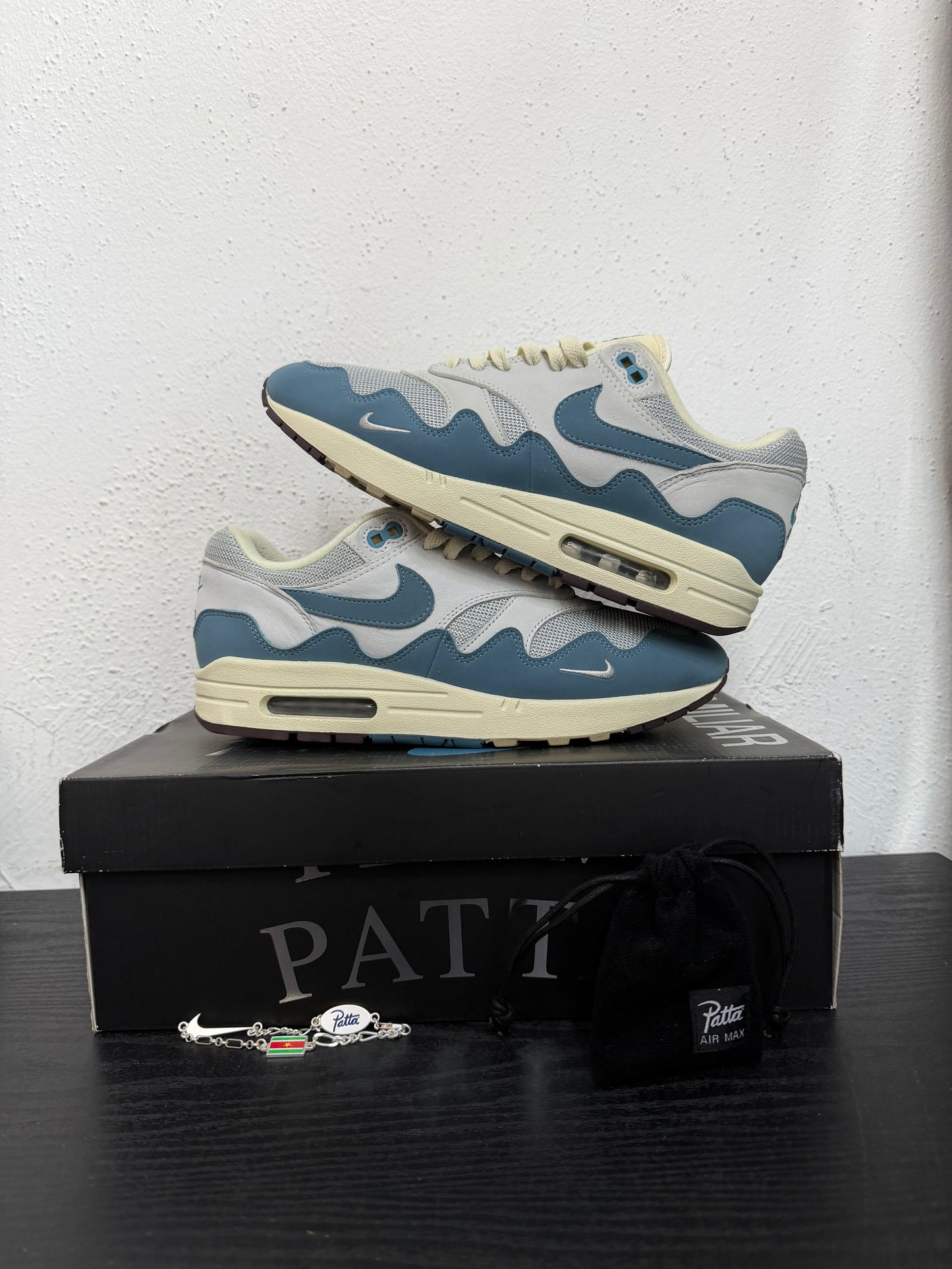 AIR MAX 1 PATTA NOISE AQUA (USED)