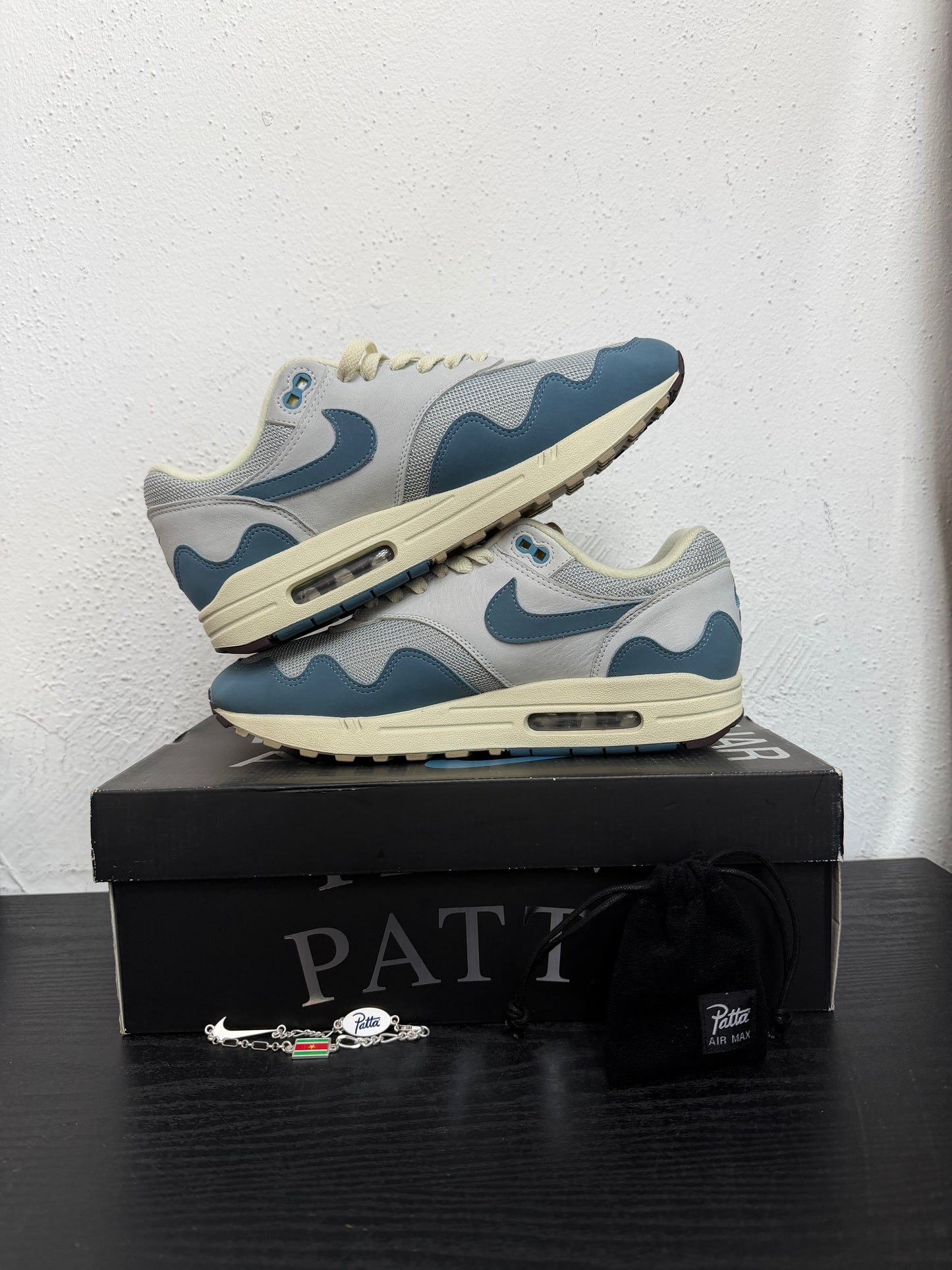 AIR MAX 1 PATTA NOISE AQUA (USED)