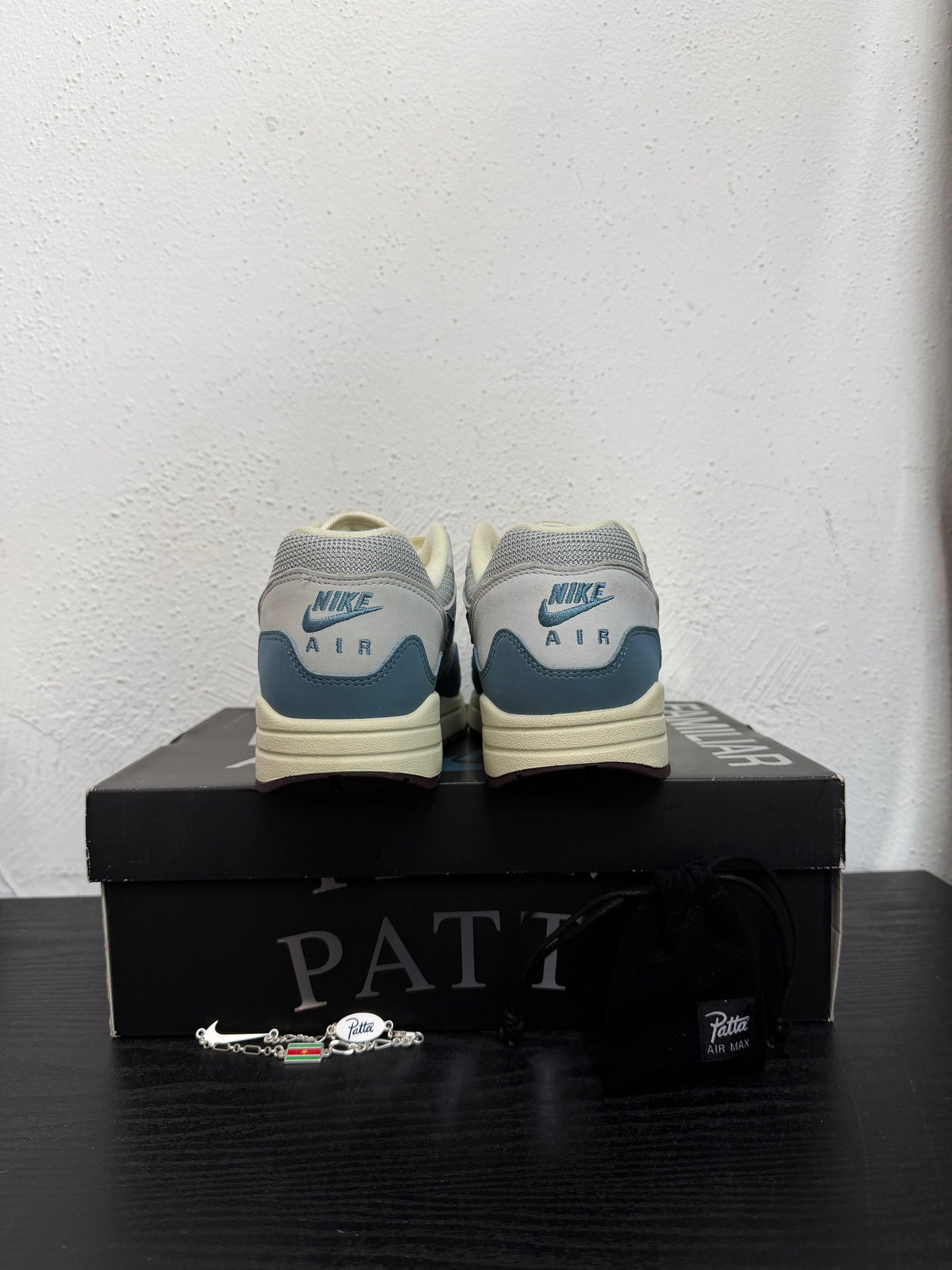 AIR MAX 1 PATTA NOISE AQUA (USED)