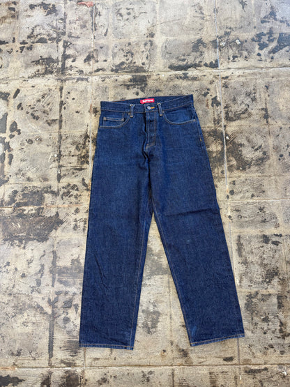SUPREME DARK BLUE JEANS