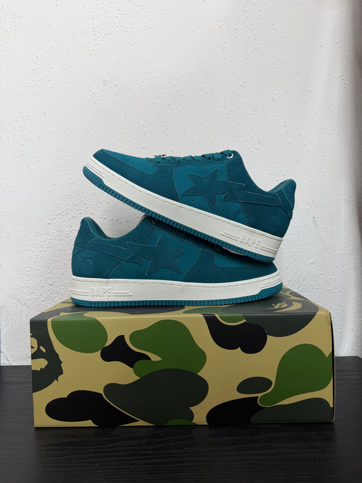 BAPE STA SUEDE GREEN