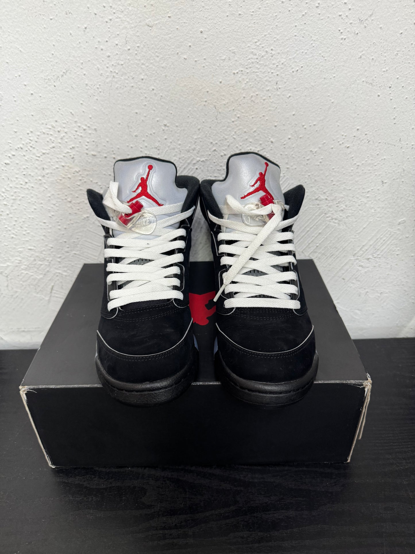 JORDAN 5 REIMAGINED METALLIC BLACK GS (USED)