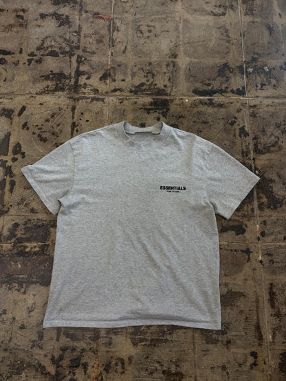 ESSENTIAL LIGHT HEATHER GREY TEE (USED)