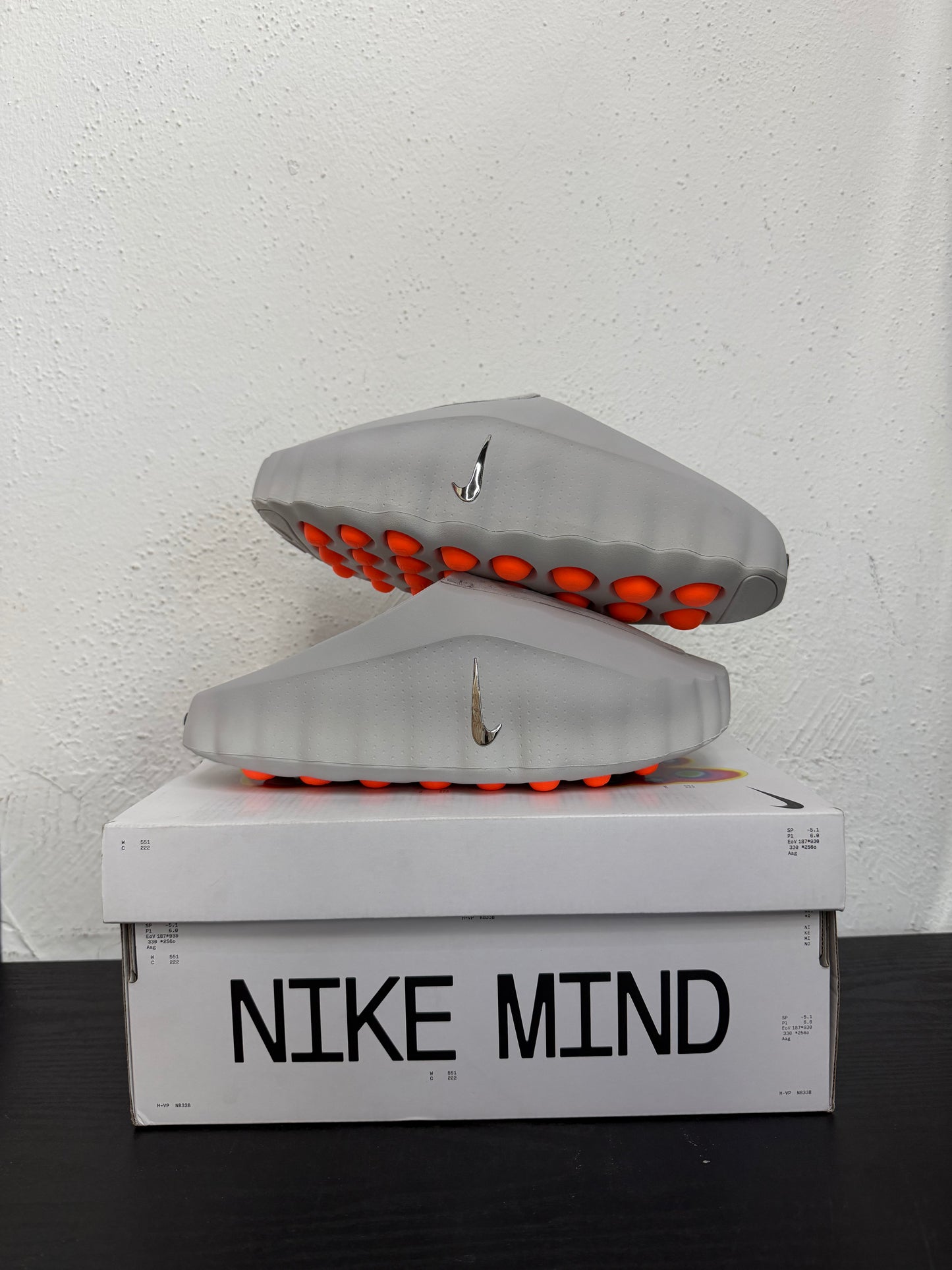 NIKE MIND 001 SLIDE LIGHT SMOKE GREY