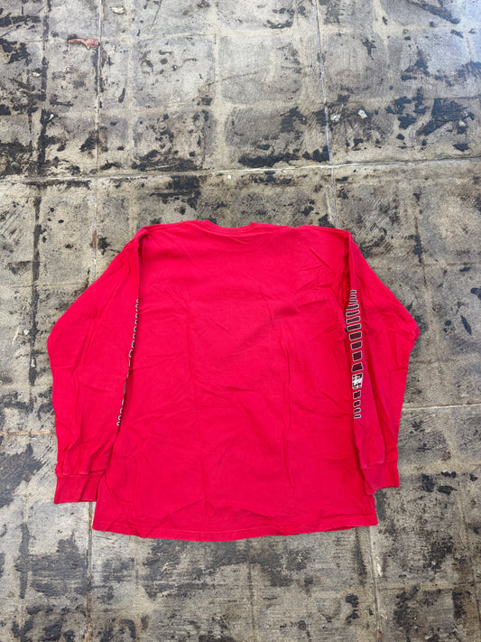 VINTAGE STUSSY RED LONG SLEEVE