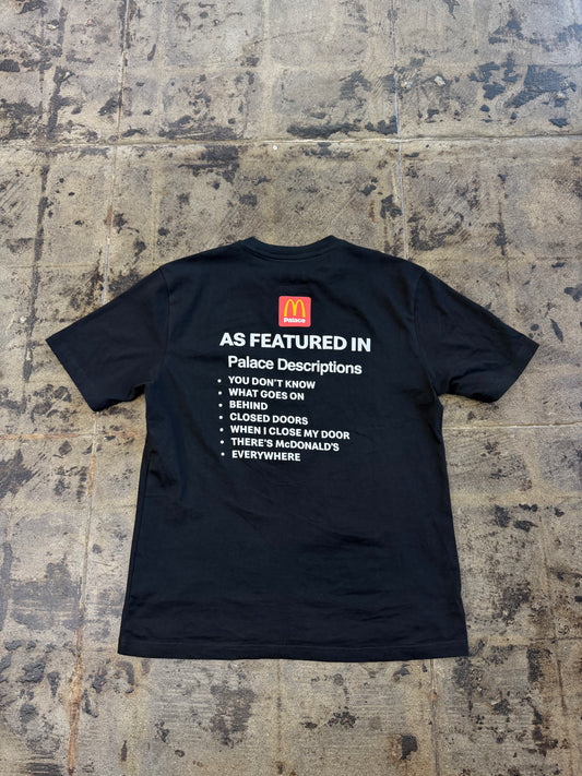 MCDONALDS x PALACE BLACK TEE