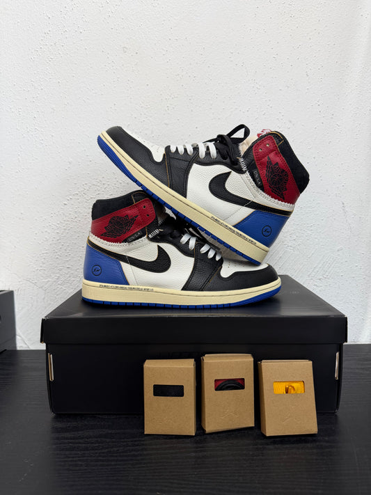 JORDAN 1 FRAGMENT x UNION VARSITY RED ROYAL (USED)