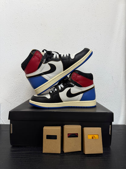 JORDAN 1 FRAGMENT x UNION VARSITY RED ROYAL (USED)