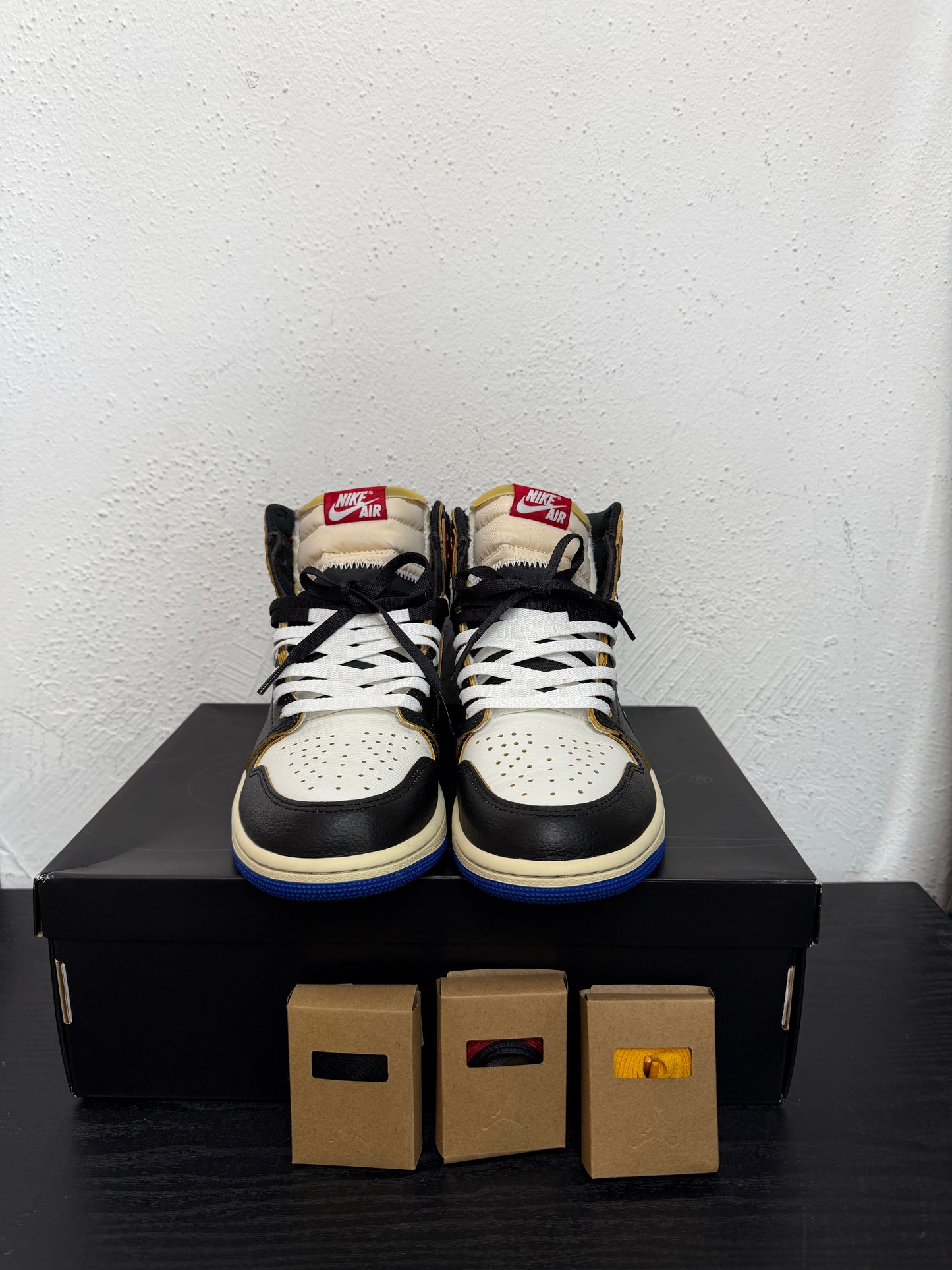 JORDAN 1 FRAGMENT x UNION VARSITY RED ROYAL (USED)