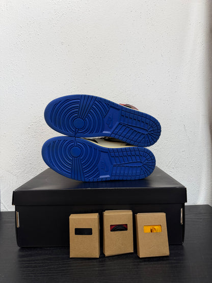 JORDAN 1 FRAGMENT x UNION VARSITY RED ROYAL (USED)
