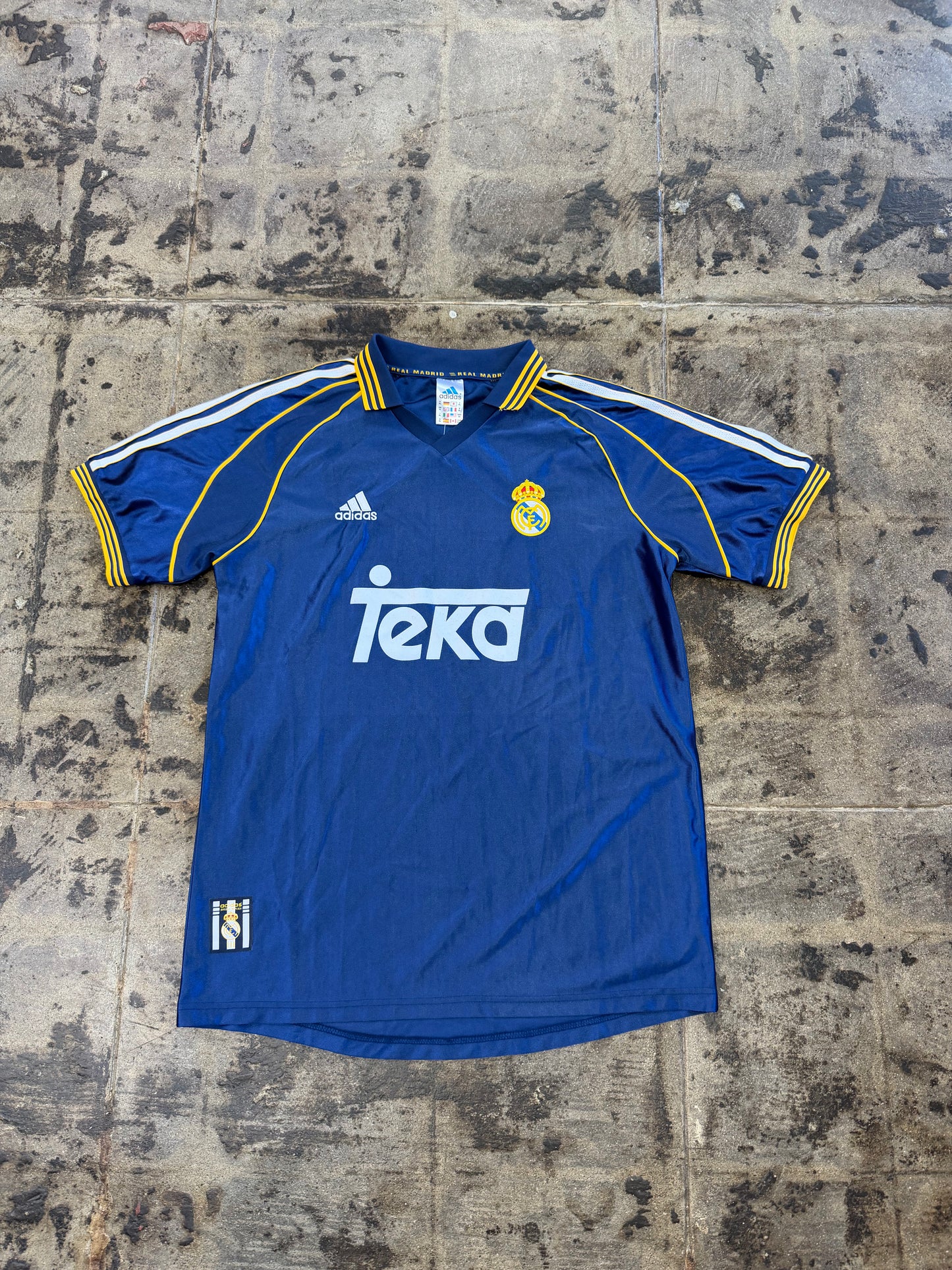 ADIDAS REAL MADRID 98-99 AWAY THIRD KIT #10 SEEDORF JERSEY (BOOT)