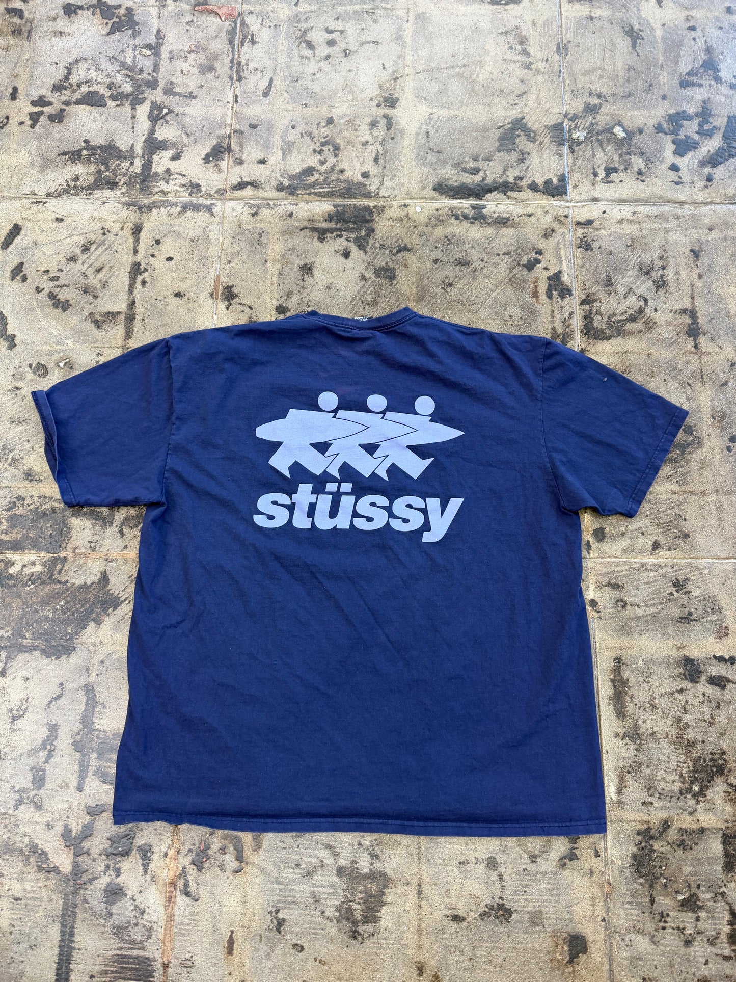 STUSSY SURFWALK TEE (USED)