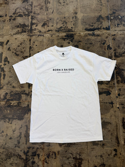 BORN x RAISED LOS ANGELES WHITE TEE