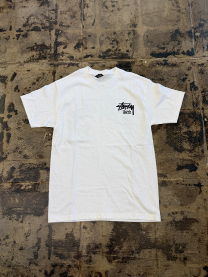STUSSY TOKYO WHITE TEE