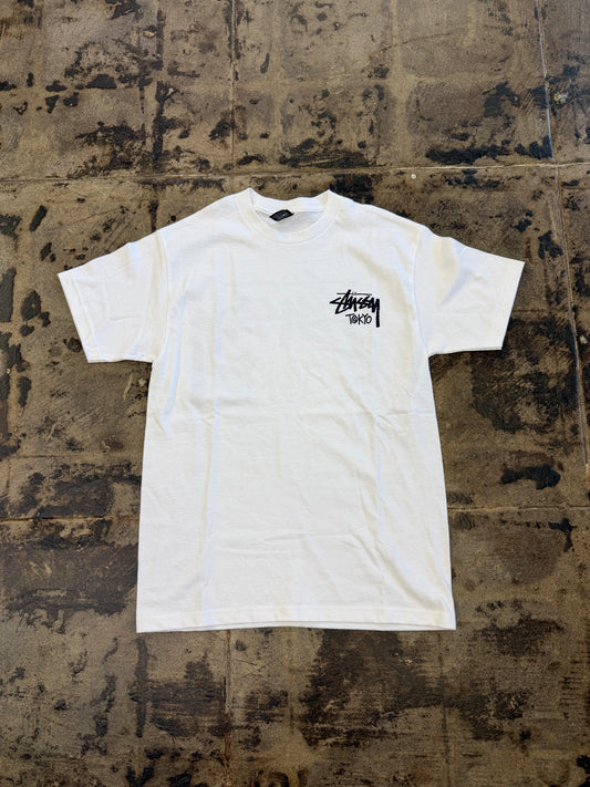 STUSSY TOKYO WHITE TEE
